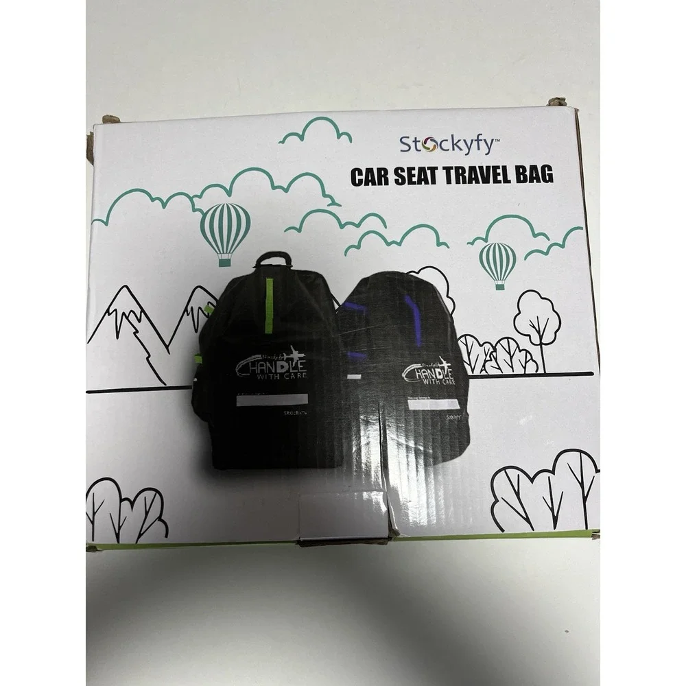 Car Seat Cover Canvas Bag for Travel keeps seat clean‎ size 34x18x18 Stockyfy